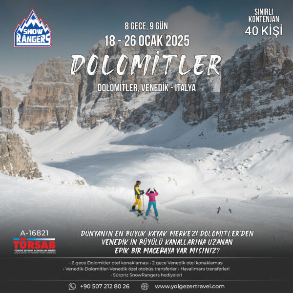 Dolomitler Kayak Turu