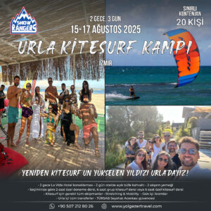Urla Kitesurf Kampı 2025 | İzmir'de 3 Günlük Sörf ve Tatil Deneyimi