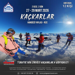 Kaçkarlar Kayak Turu 2026 | Kar Motoru Safari & Backcountry Kayak