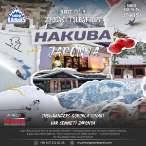 Hakuba Kayak Turu 2027 | Japon Alpleri ve Tokyo Macerası